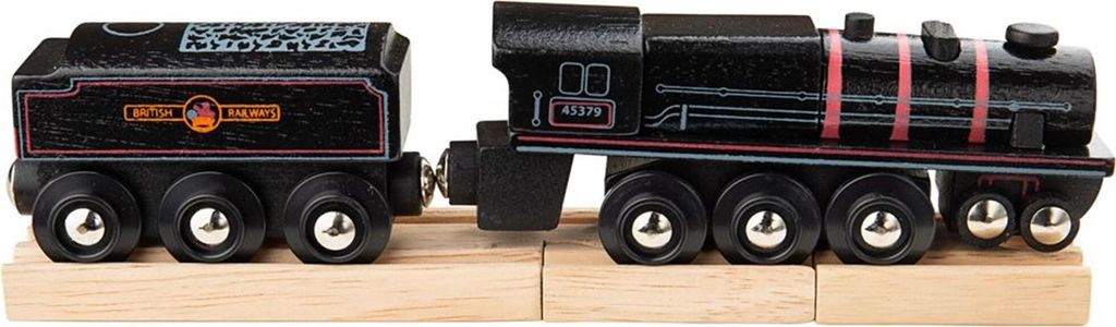 Bigjigs Rail Nachbildung der Lokomotive Black 5 aus Holz Produktbild 