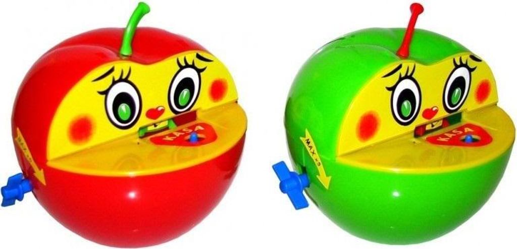RETRO - Tirelire en forme de pomme - le ver ramasse Image du produit 