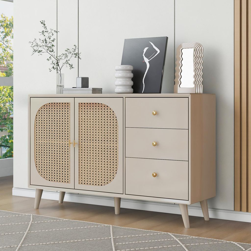 MODFU Buffet, Buffet Contemporain avec Portes et Tiroirs, Image du produit 