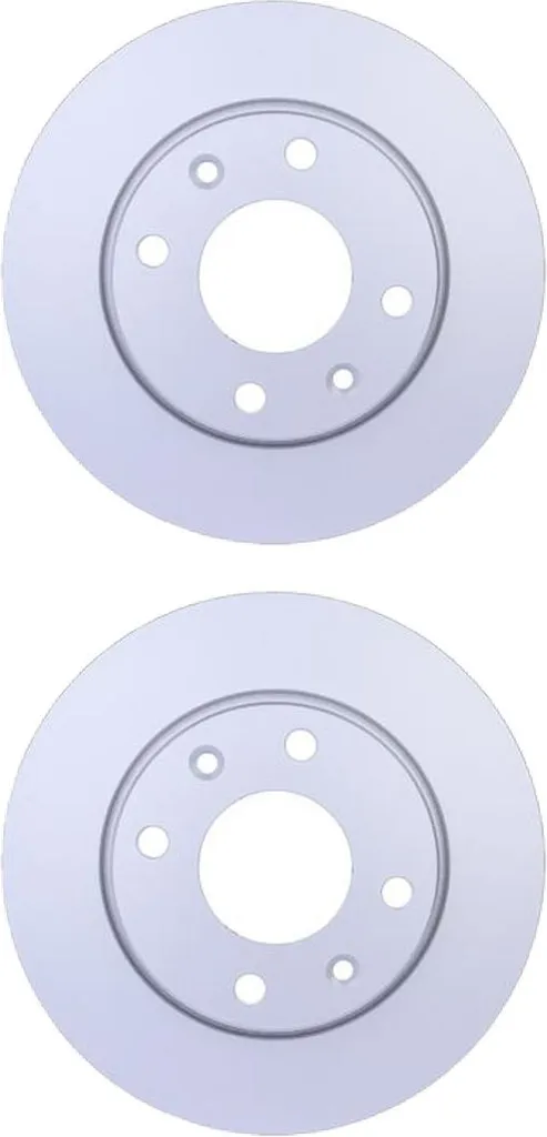 2 disques de frein HELLA 8DD 355 106-191 pour Peugeot 206 Bicorps