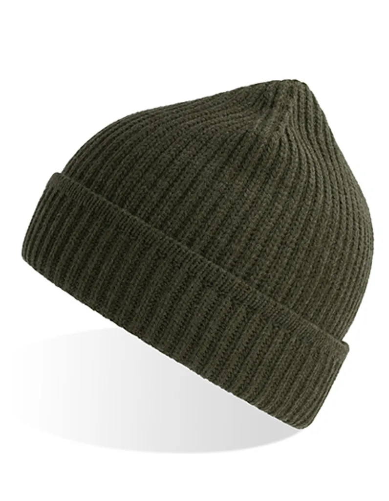 Atlantis Maple Beanie MAPB Olive - Moda Etica in Poliestere Riciclato