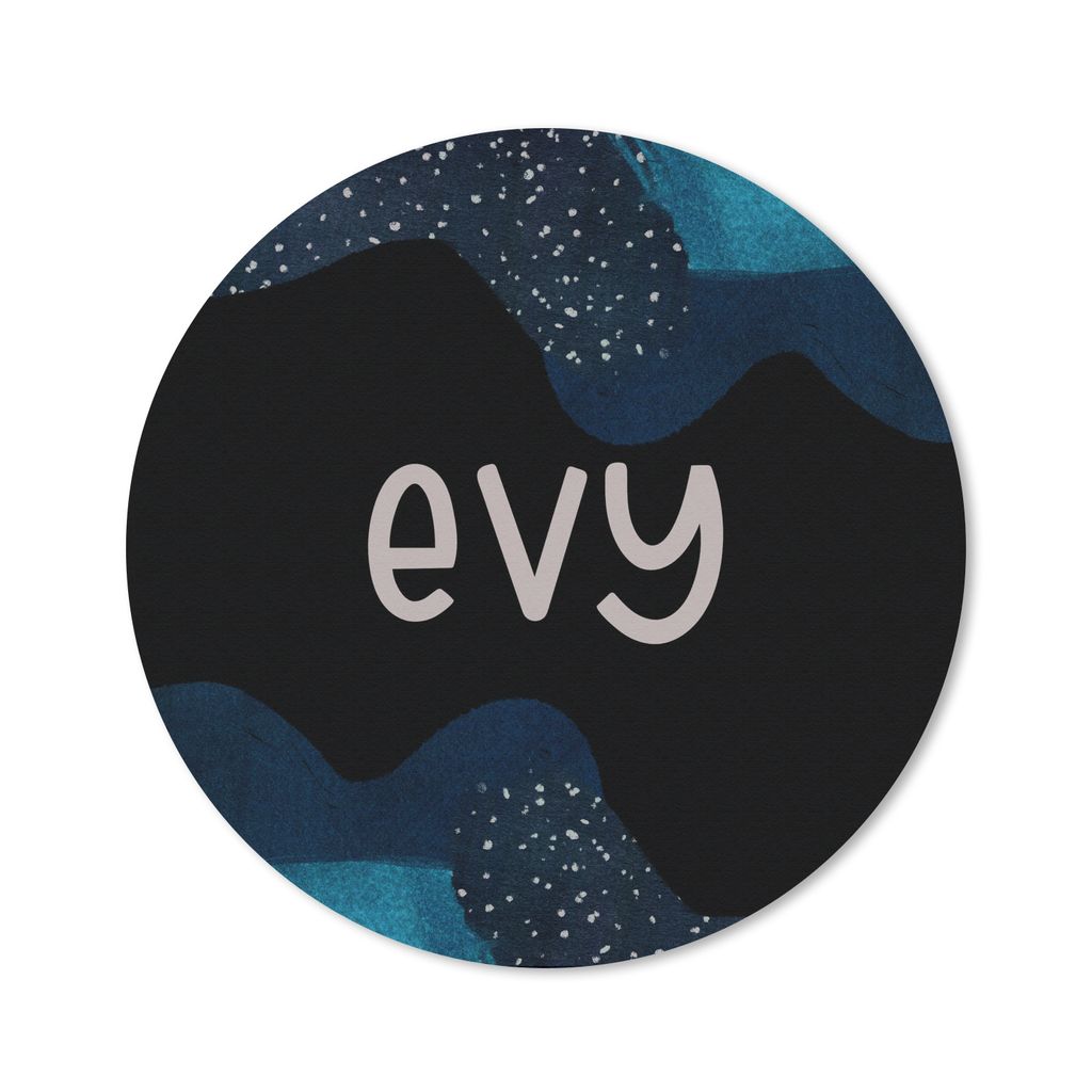 MuchoWow Mauspad Mousepad Evy - Pastell - Mädchen 50x50 cm - Mousepads - Maus Mat - Pad - Mausunterlage - Vinyl