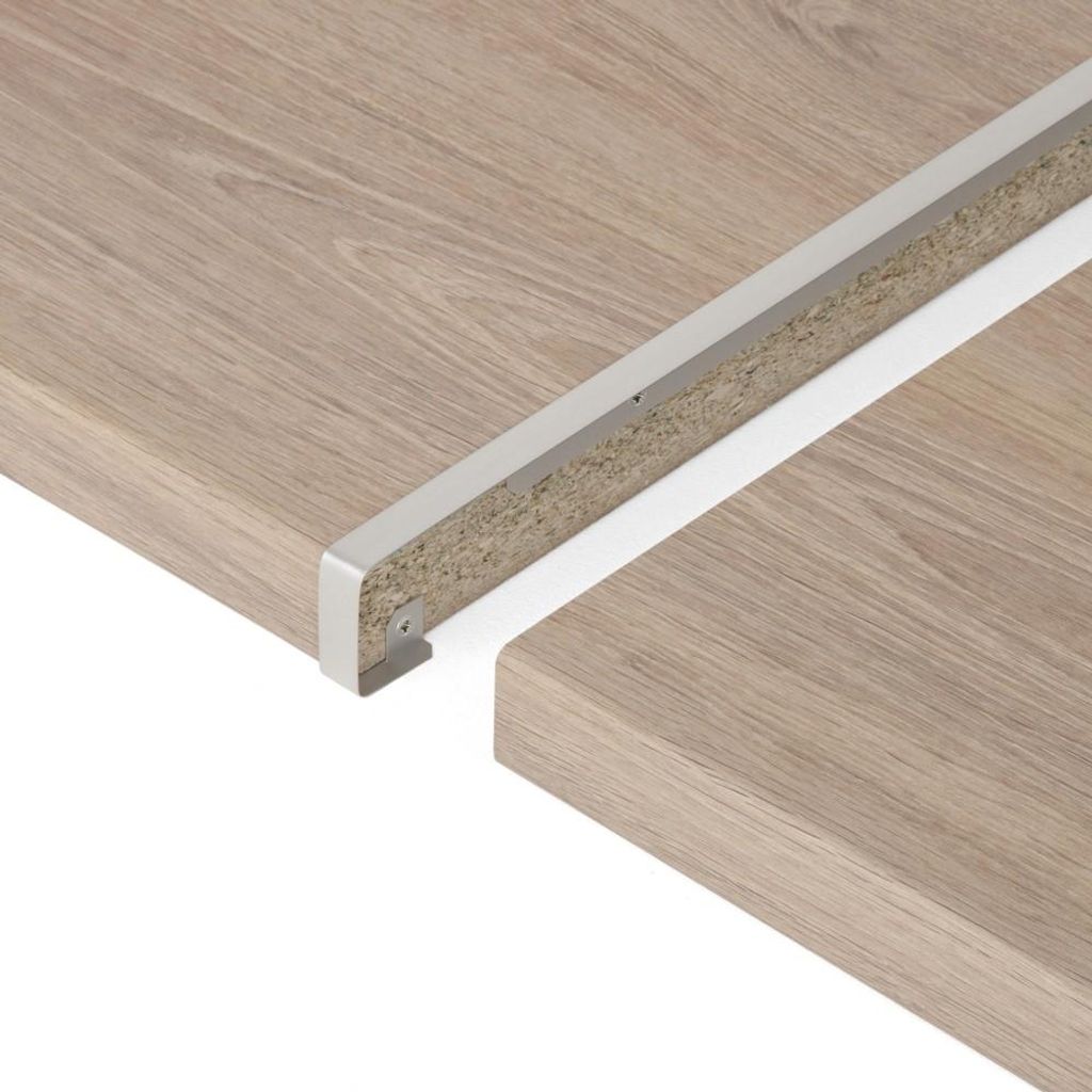 Graues gerades Verbindungsprofil L.67 x B.3,8 cm Produktbild 