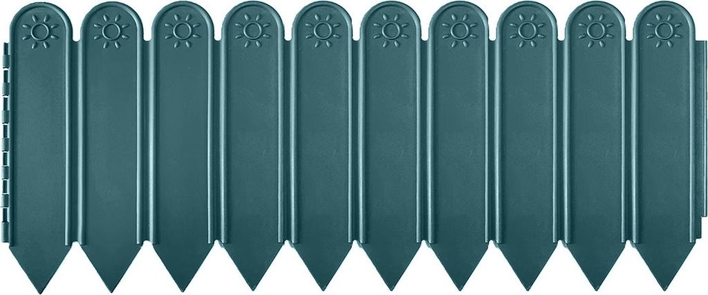 10 Stück Garten-Landschaftsrandplatten, kein Graben, Zaunbegrenzung, verbindbare Zaunplatten zum Unterteilen von Hof-Blumenbeeten