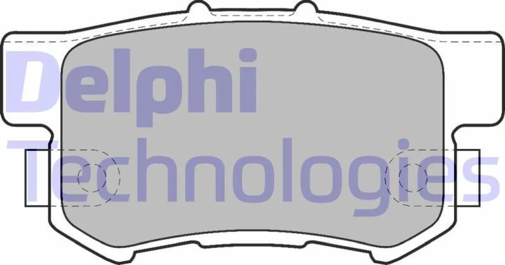Plaquettes de frein Delphi LP1507 haute endurance et qualité OE