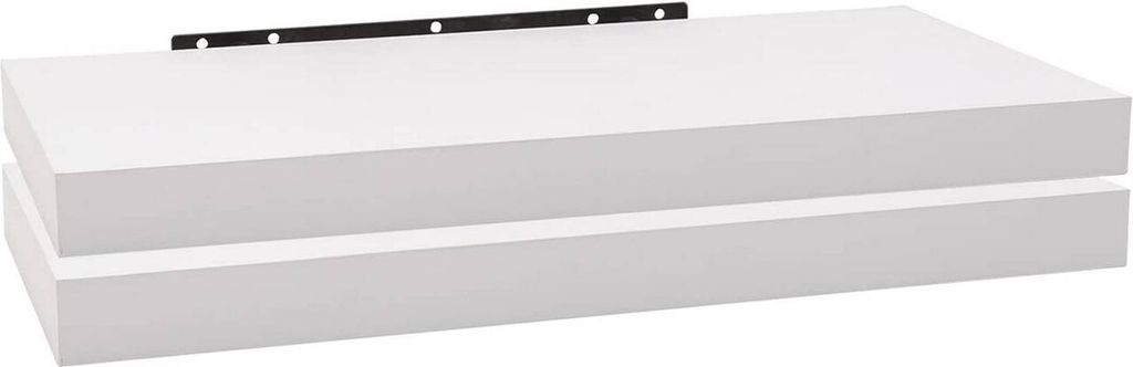 WOLTU 2er-Set Wandregal Wandboard Bücherregal Regale für Produktbild 