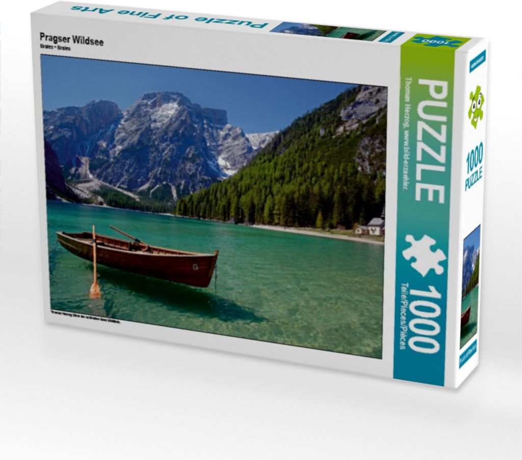 Calvendo Pragser Wildsee 1000 Teile Puzzle quer 640x480mm, Herzog Thomas; 7394508