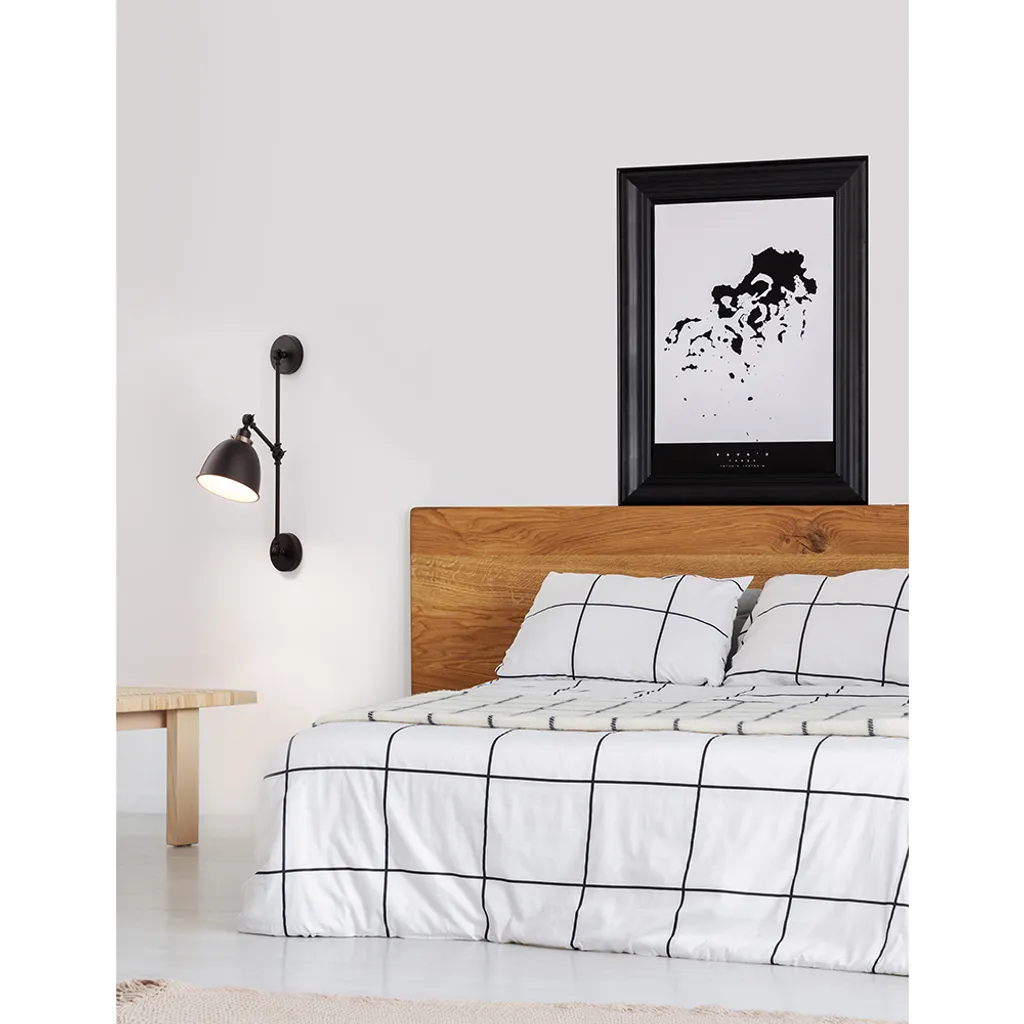 Applique murale LED Virgo Nova Luce - Éclairage d'ambiance Noir Moderne