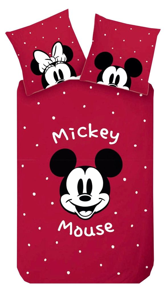 Disney Renforcé Wende Bettwäsche 135x200cm Mickey Mouse Produktbild 