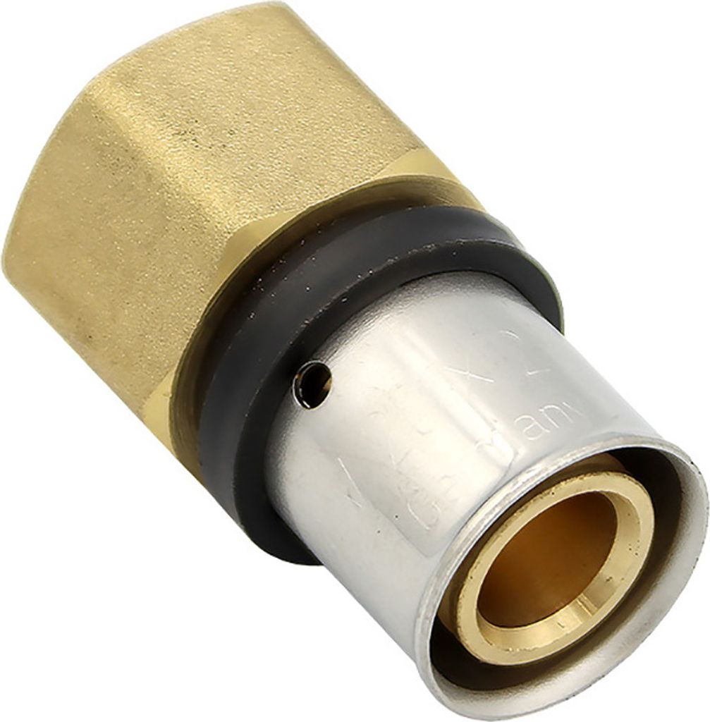 Pipetec Pressfitting Übergang 20x2 mm - 1/2 Zoll IG TH Kontur Verbundrohr DVGW