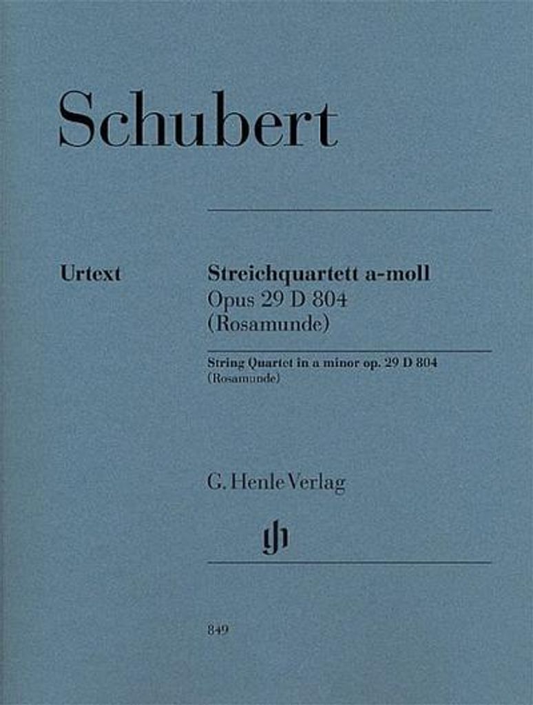 Streichquartett a-moll op. 29 D 804 ""Rosamunde""