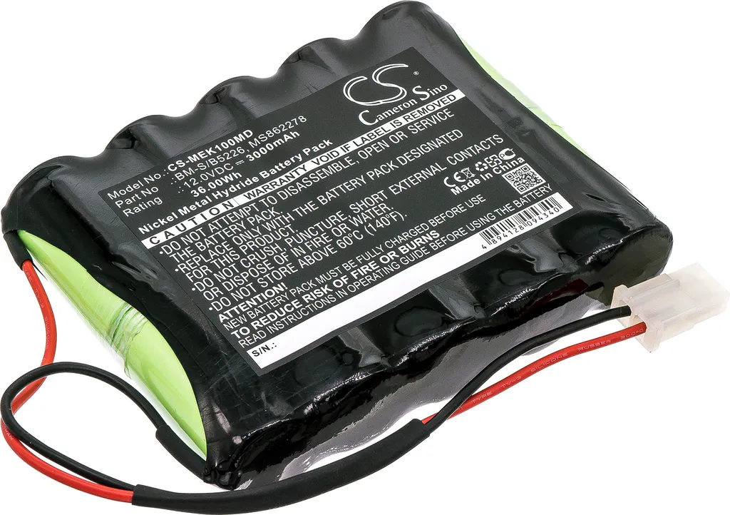 Batterie pour appareil ECG Siemens Elite II et Burdick Eli Corp