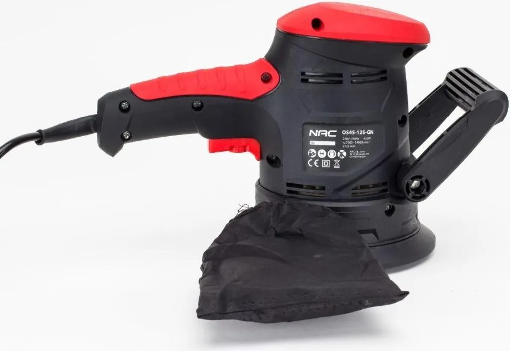 Ponceuse NAC 450W OS45-125-GN puissante avec variateur de vitesse 125mm