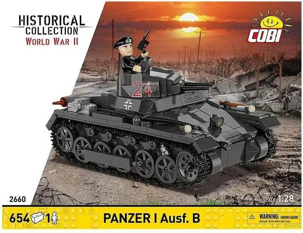 Panzer I Cobi 2660 Maquette à Construire pour Diorama Seconde Guerre