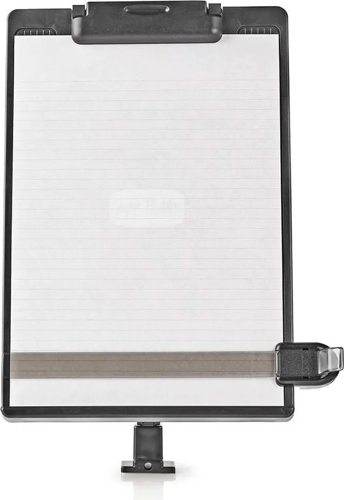 Support de document A4 pivotant 360° avec bras flexible pour écran