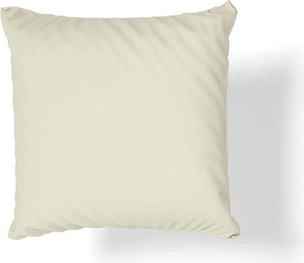 Jersey Kissenbezug 40x40 creme/hellgelb