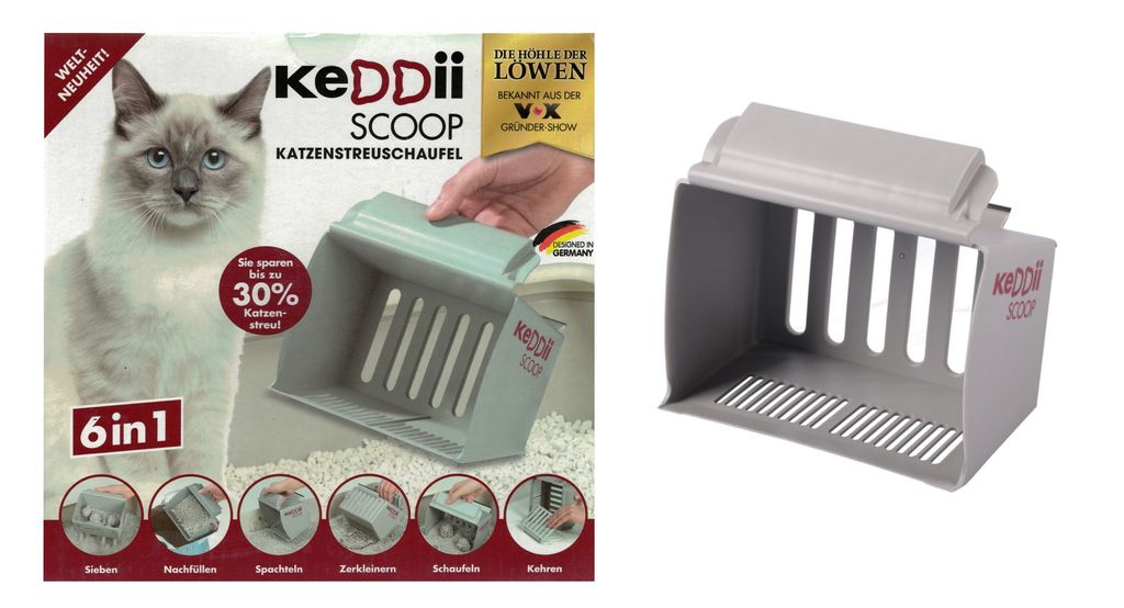 KeDDii SCOOP Katzenstreuschaufel Katzenklo Streulöffel Produktbild 