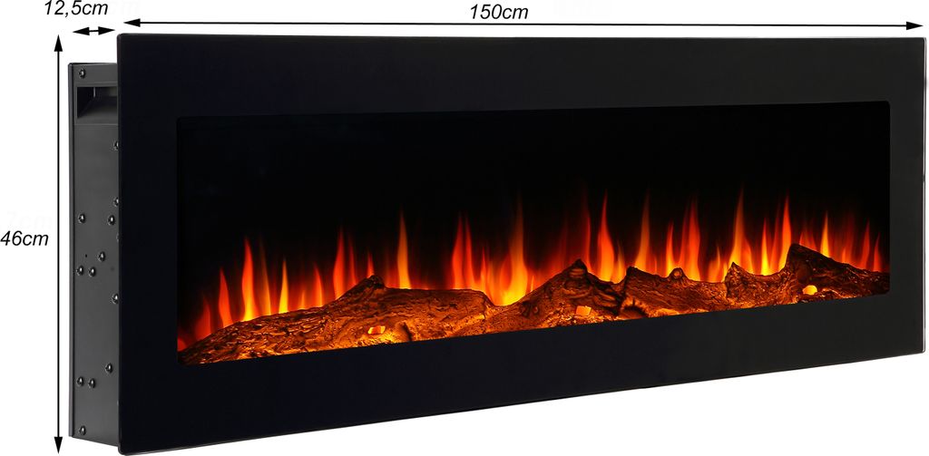 Elektrokamin Bozen B150 cm Produktbild 9