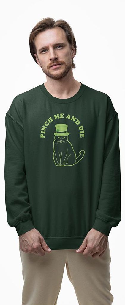 D&B Design Uni Pullover SWEB00001 Pinch Me Waldgrün-Größe 3XL