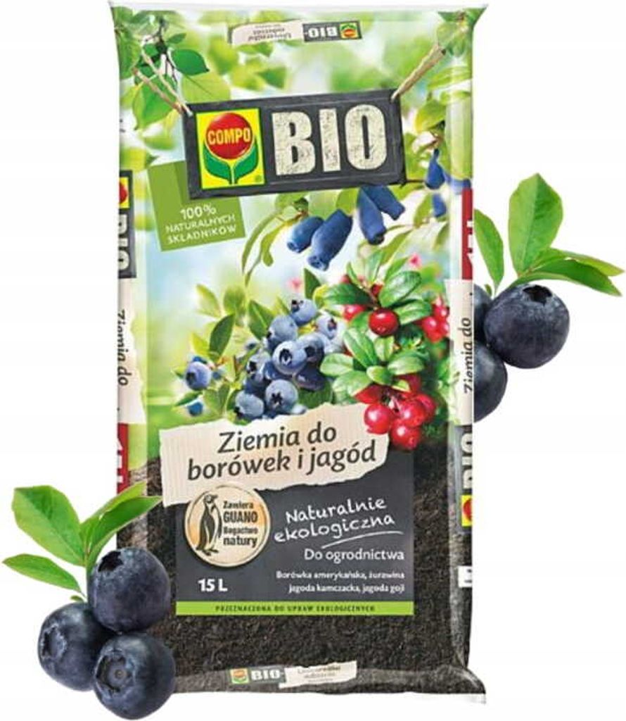 Zemný substrát pre čučoriedky a borievky 15l účinný Obrázok produktu 
