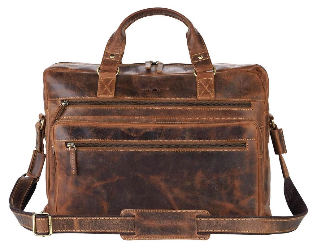 Greenburry Vintage teczka skórzana 43 cm przegroda na Zdjęcie produktu 