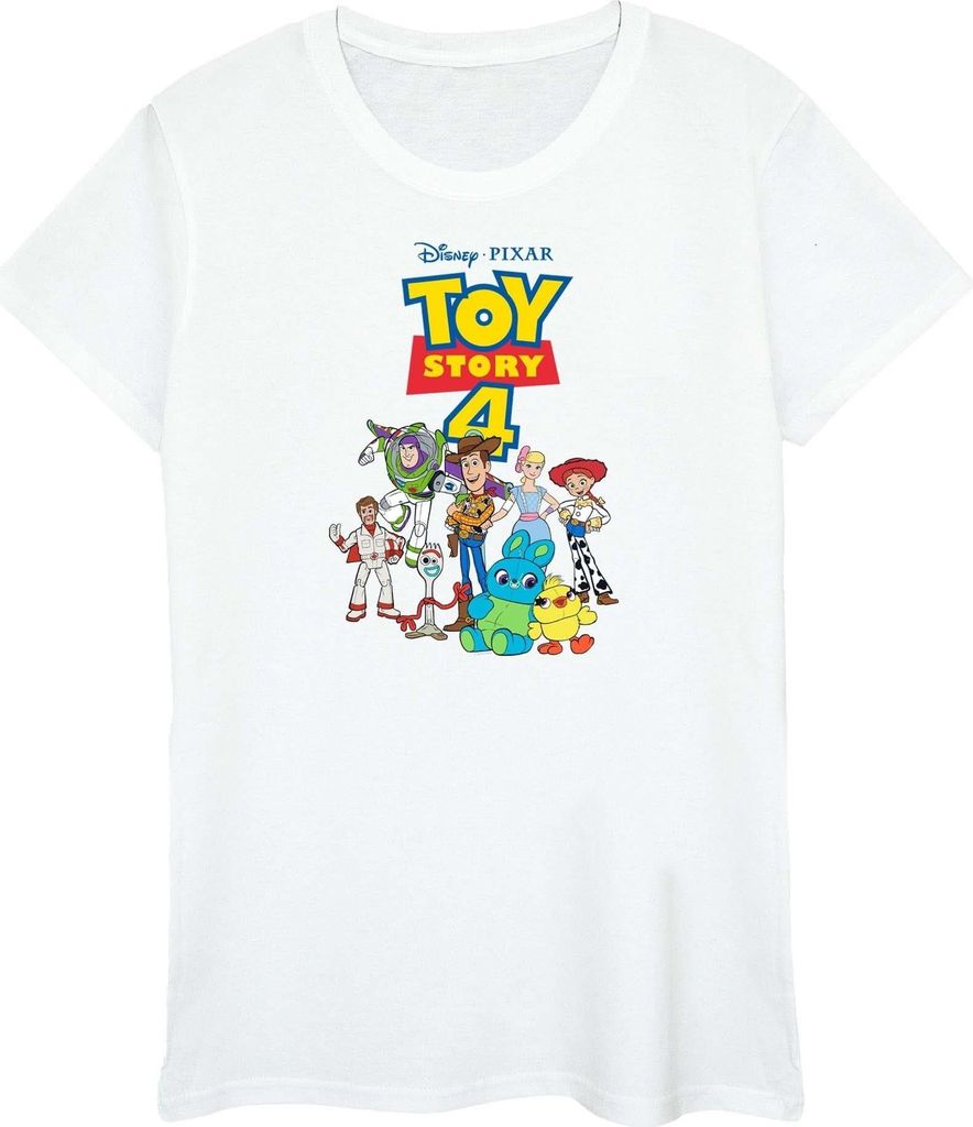 Disney - "Toy Story 4" T-Shirt für Damen BI48228 (XL) (Weiß)