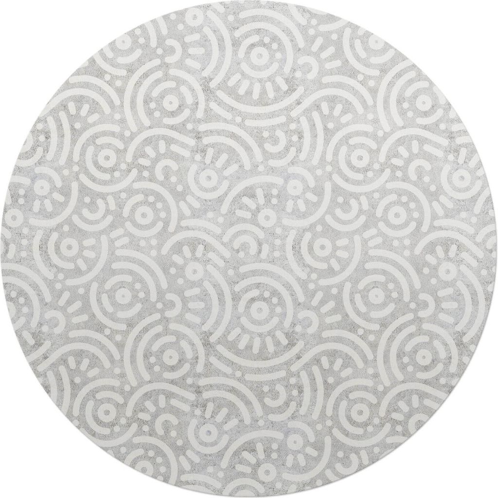 Geometrisches Retro-Muster – Bodenschutzmatte – Stuhlunterlage – Bürostuhlmatte – Rutschfeste Bodenmatte – Schutzmatte für Hartboden ...