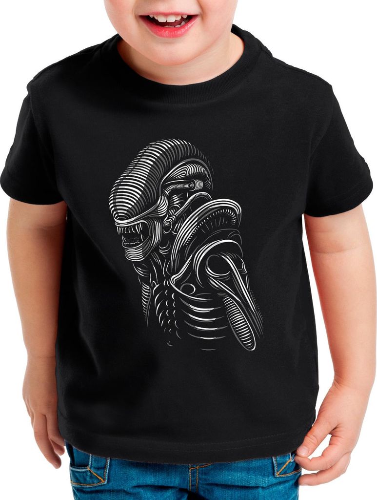 style3 Alien Lines T-Shirt für Kinder xenomorph prometheus nostromo