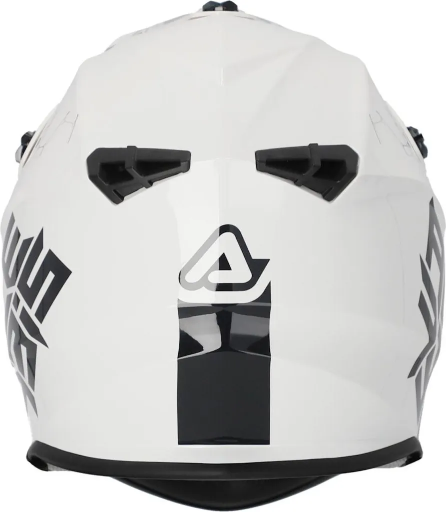Casque de Cross Acerbis Linear Solid 2024 Blanc Taille XS Protection MX - 4