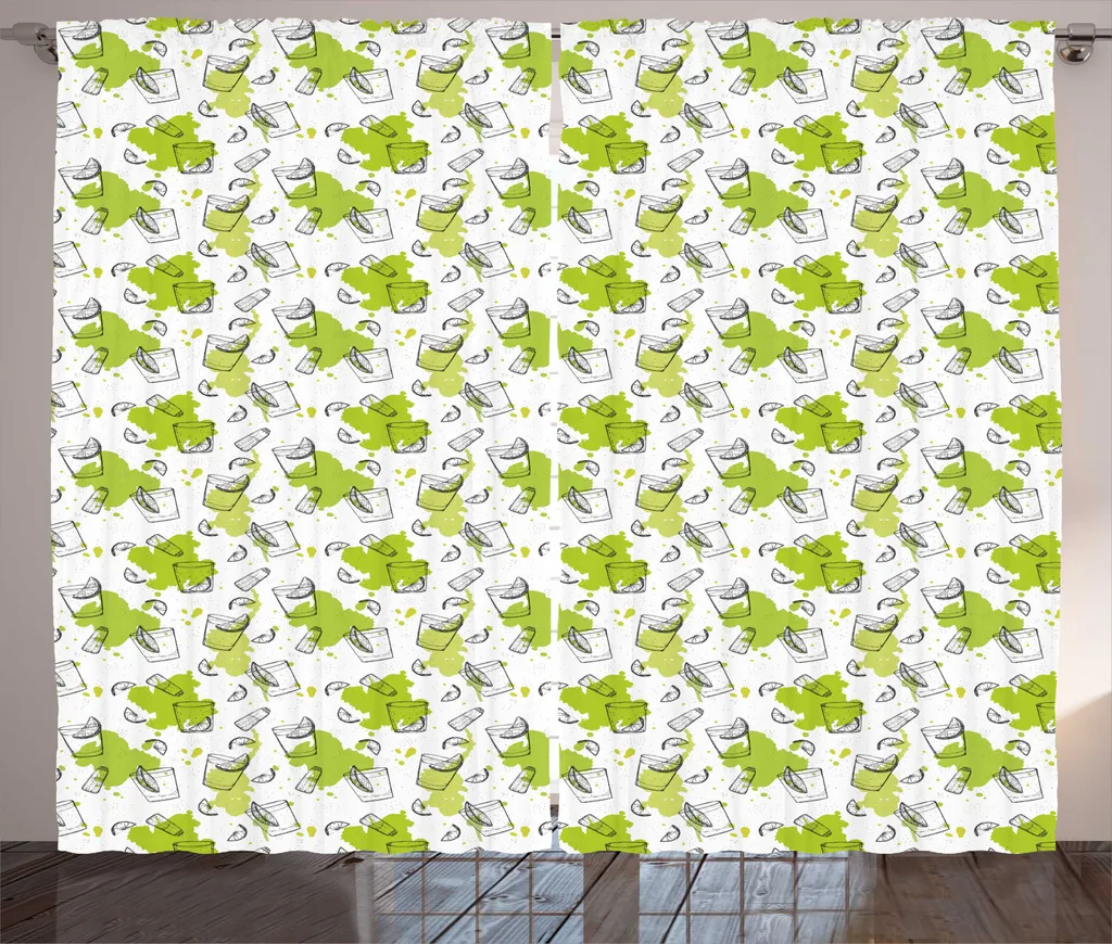 ABAKUHAUS Tenda Pratica 280x245 cm | Satin Verde Mela Rustico