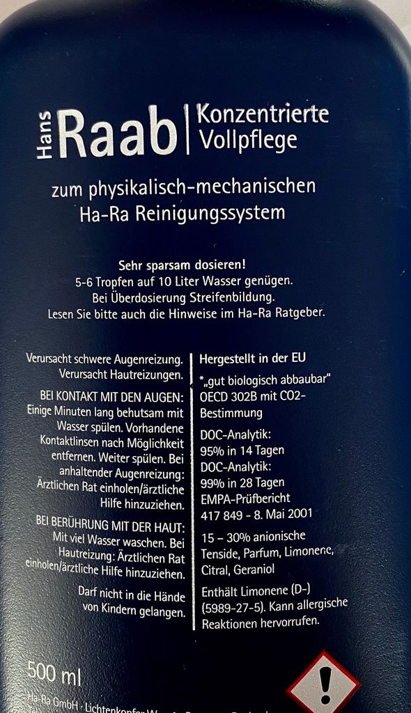 Ha-Ra Fensterset: 1 x Hara Fensterwischer, 1 x 500ml Hara Produktbild 3