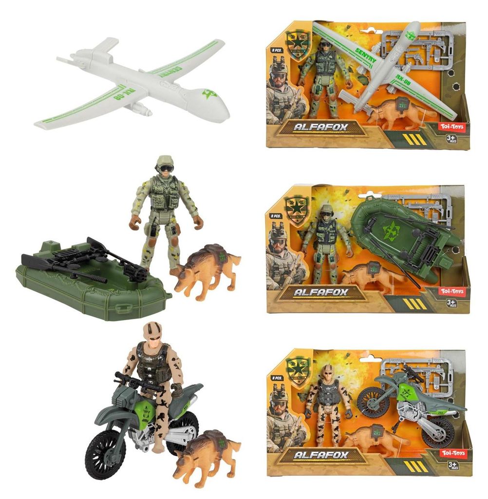 Toi-Toys Toi Toys Alfafox Militärspielset m