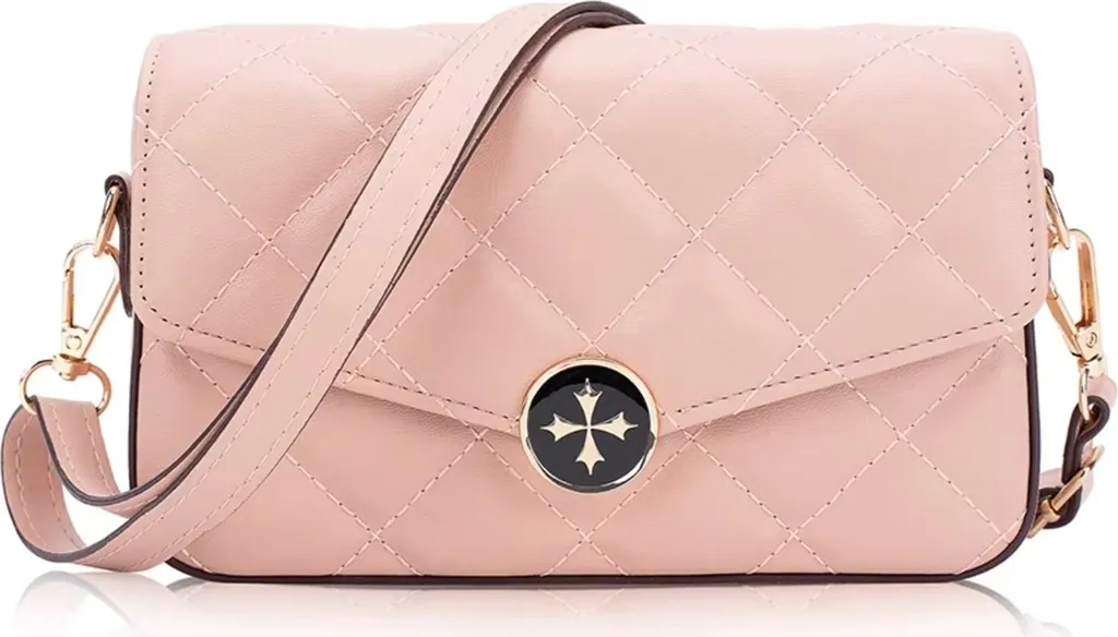 Sacoche banane rose pour femme Baellerry - Sac de taille chic Tomina