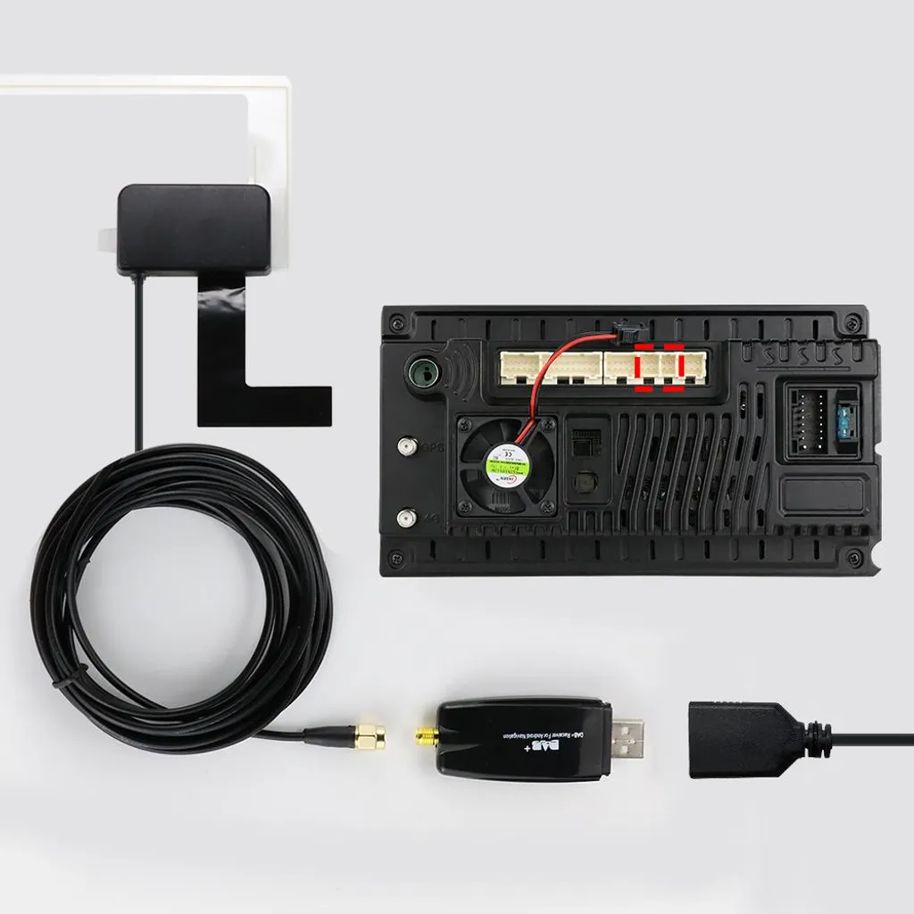 Récepteur DAB+ en ABS Durable pour Autoradio Android - Connexion USB - 4