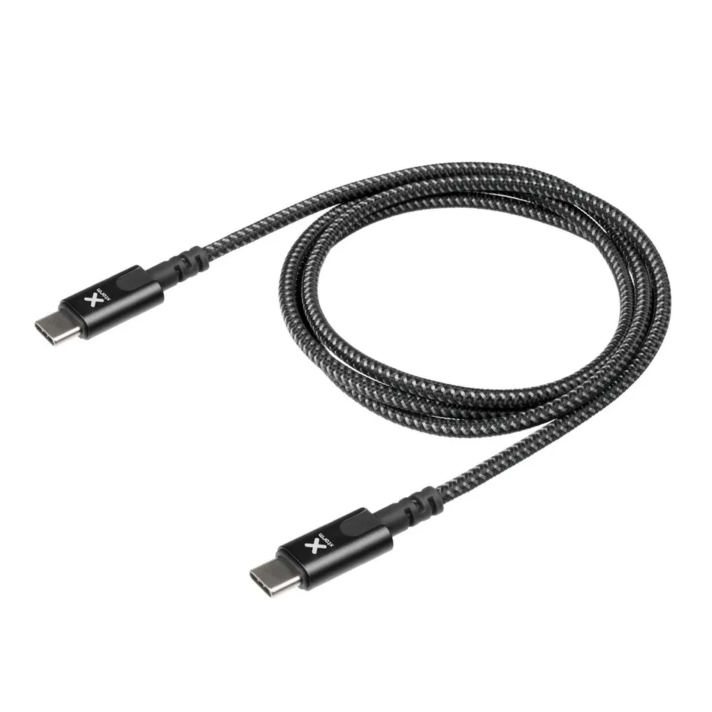 Xtorm CX2071 Cavo USB-C PD 1m Nero - Ricarica Rapida 100W Originale