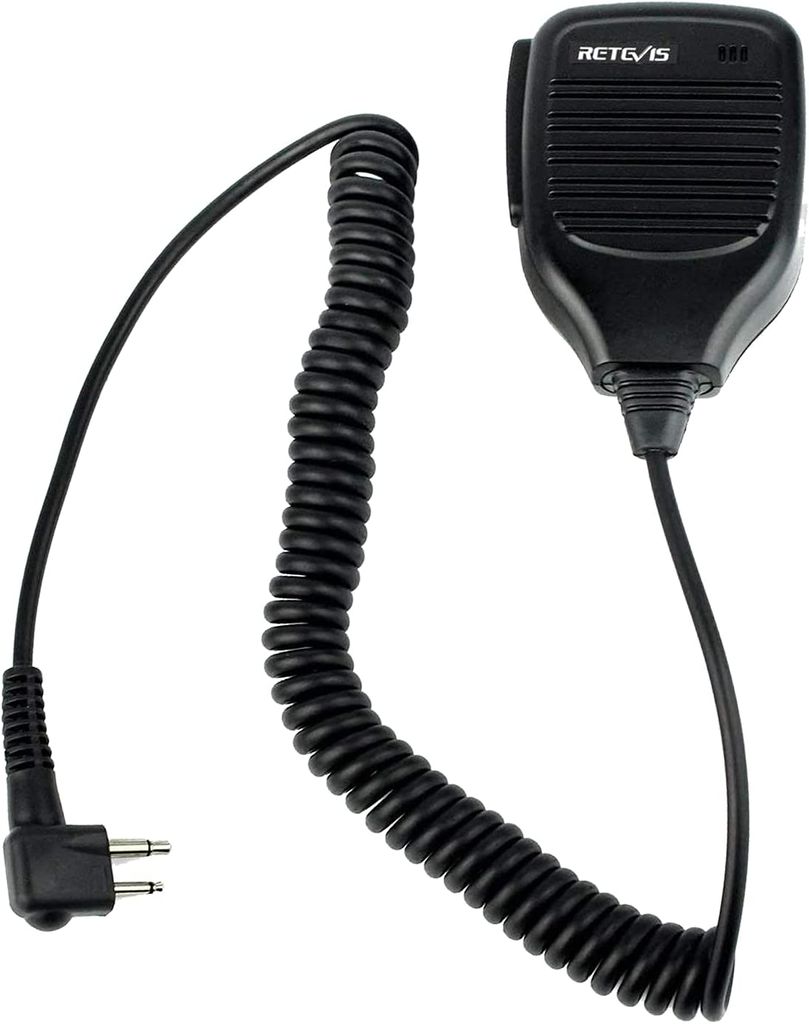 Retevis Rádiový ruční reproduktor, mikrofon s PTT 2 pin (1 Obrázek produktu 