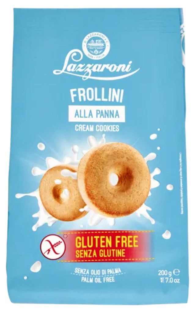 Ciastka bezglutenowe Frollini Senza Glutine Panna 200g - Zdjęcie produktu 