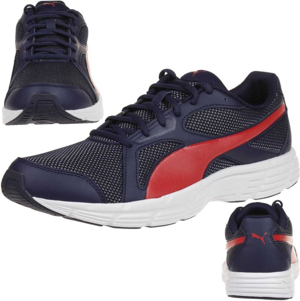 Puma Axis V4 Mesh Herren Sneaker Schuhe blau 360581 04, Schuhgröße:42.5 EU