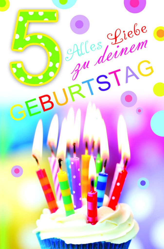 Zahlengeburtstag  Kindergeburtstag - 5. Geburtstag Produktbild 
