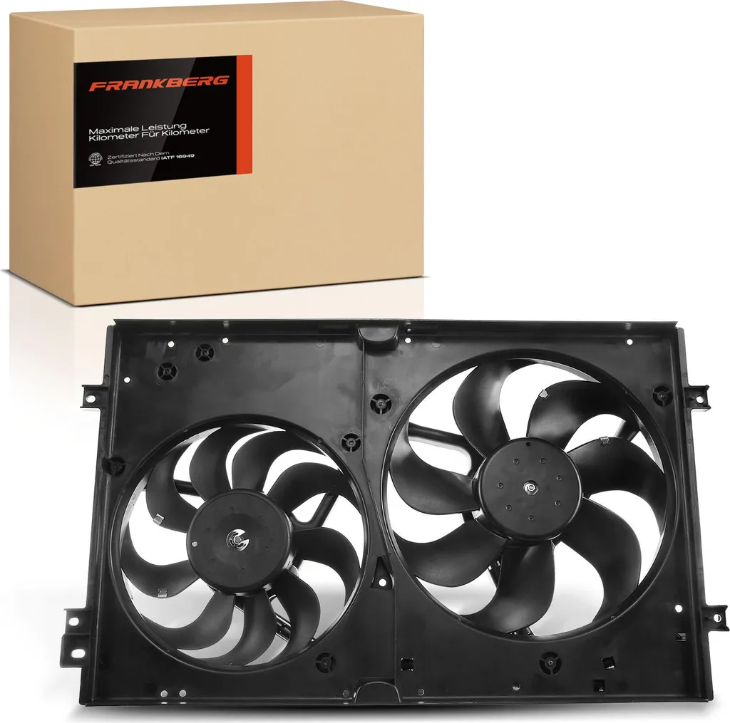 Double Ventilateur avec Cadre pour Audi TT et VW Golf 1J - Haute Qualité