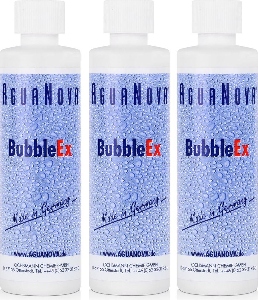 3x AguaNova BubbleEx 400g - gegen Luftblasenbildung in Produktbild 