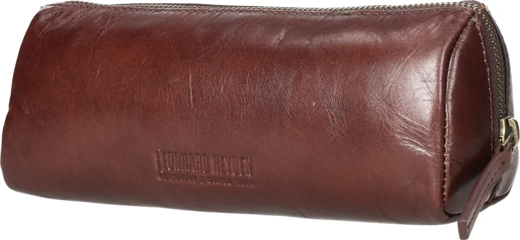 Trousse à crayons cuir robuste marron pour ne plus perdre vos stylos - 5