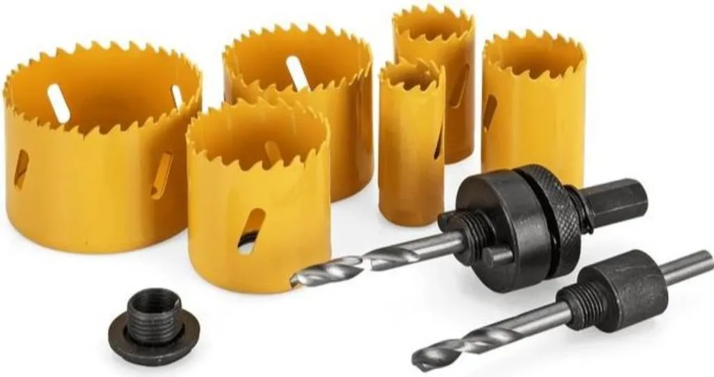 Kit Scie Cloche pour Perçage Métal et Acier VITO - 6 Pièces HSS avec Box