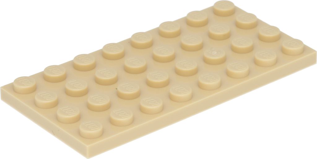 A single LEGO® plate on a white background.