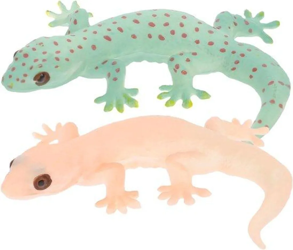 Figurines de lézards en PVC haute qualité : détails réalistes 12cm lot 2