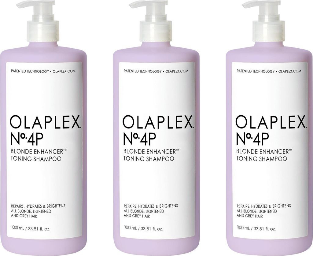 N°4P Blonde Enhancer Toning Shampoo 3x1000 ml