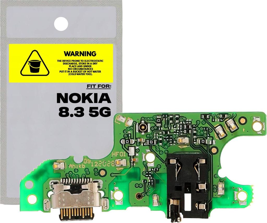 Ladecontact/laadpoort voor Nokia 8.3 5G - Tradebit Productafbeelding 
