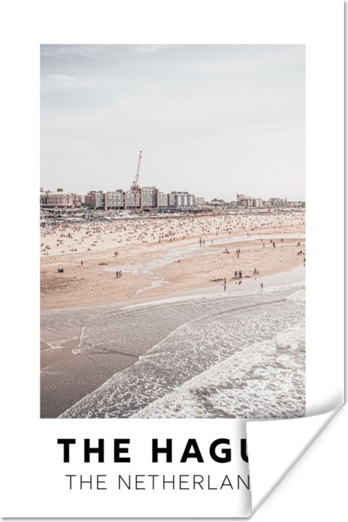 MuchoWow Poster Niederlande - Den Haag - Scheveningen 40x60 cm - Plakate für die Wand - Poster Babyzimmer
