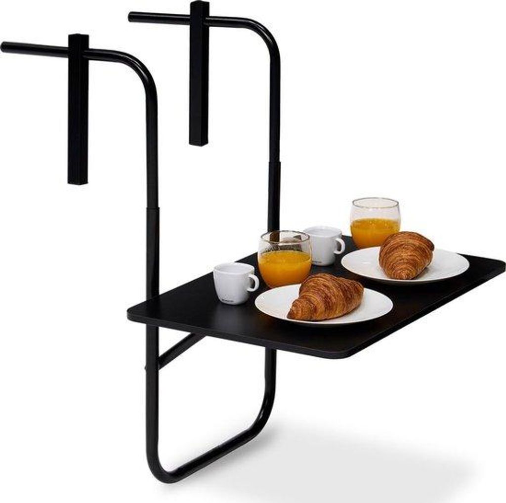 Inklapbare Balkontafel - Hangtafel für den Balkon - Klapbares Tischchen - Ophangbare Gartenbar - Vouwtafel für draußen