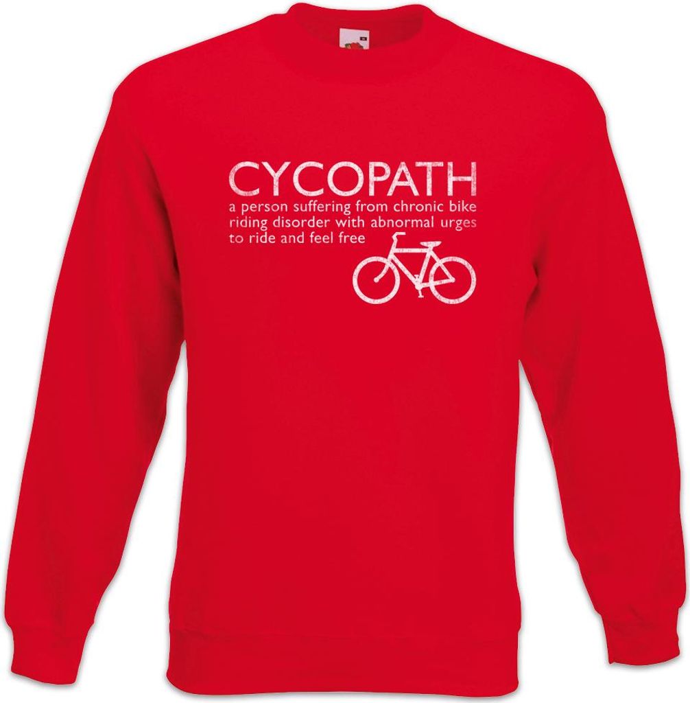 Urban Backwoods Cycopath, Sweatshirt, Farbe: Rot, Größe: M
